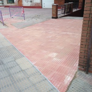 Solado con Baldosa Hidraúlica